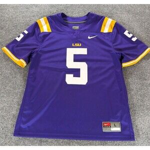 Nike LSU Tigers Jayden Daniels #5 NCAA Football Jersey Youth Size Large Purple